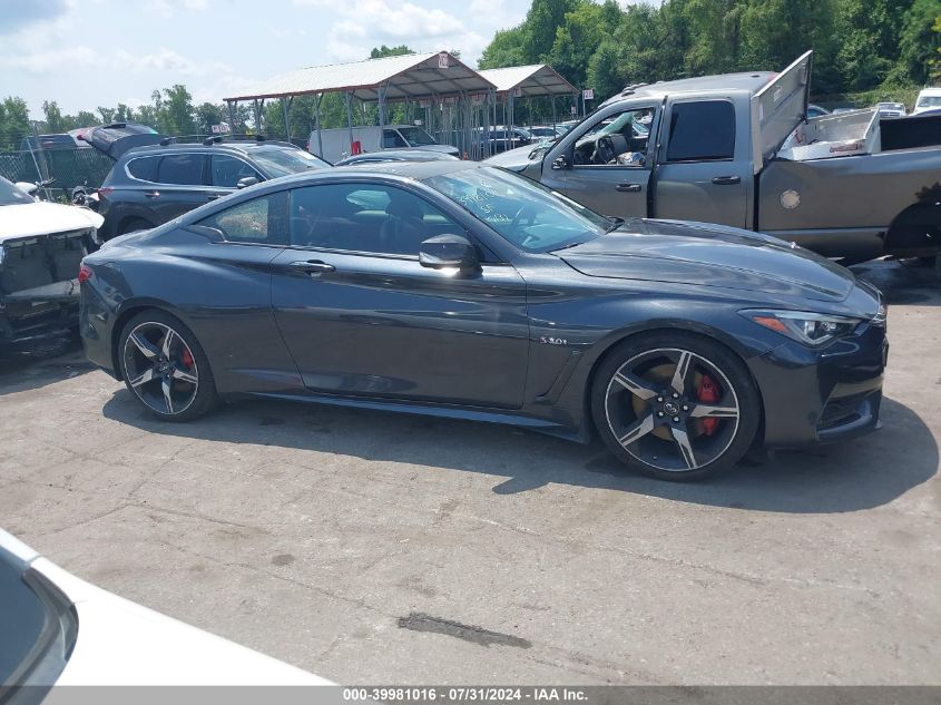 JN1FV7EL2JM630994 2018 Infiniti Q60 3.0T Red Sport 400