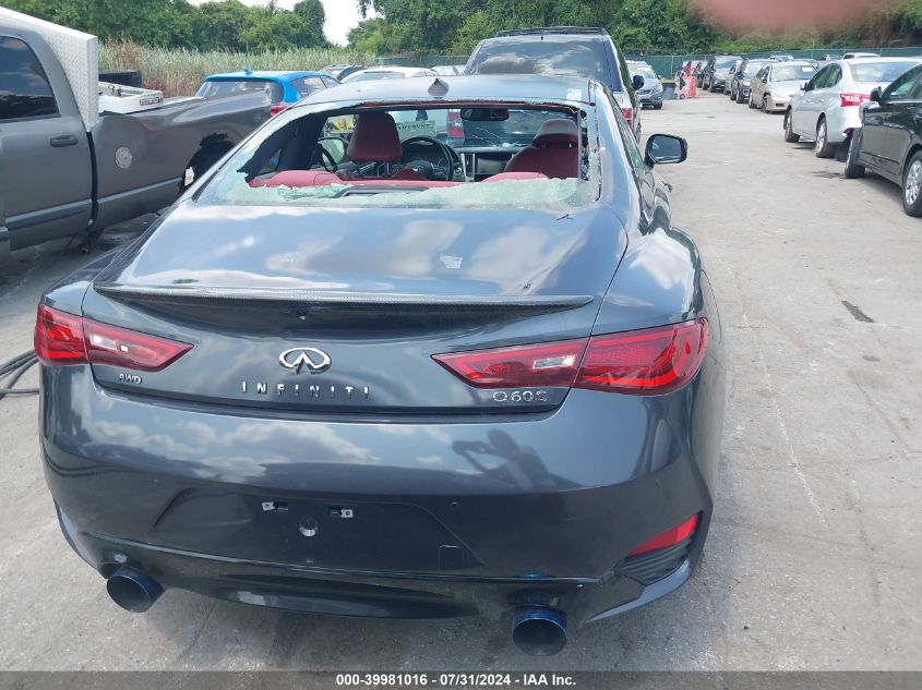 JN1FV7EL2JM630994 2018 Infiniti Q60 3.0T Red Sport 400