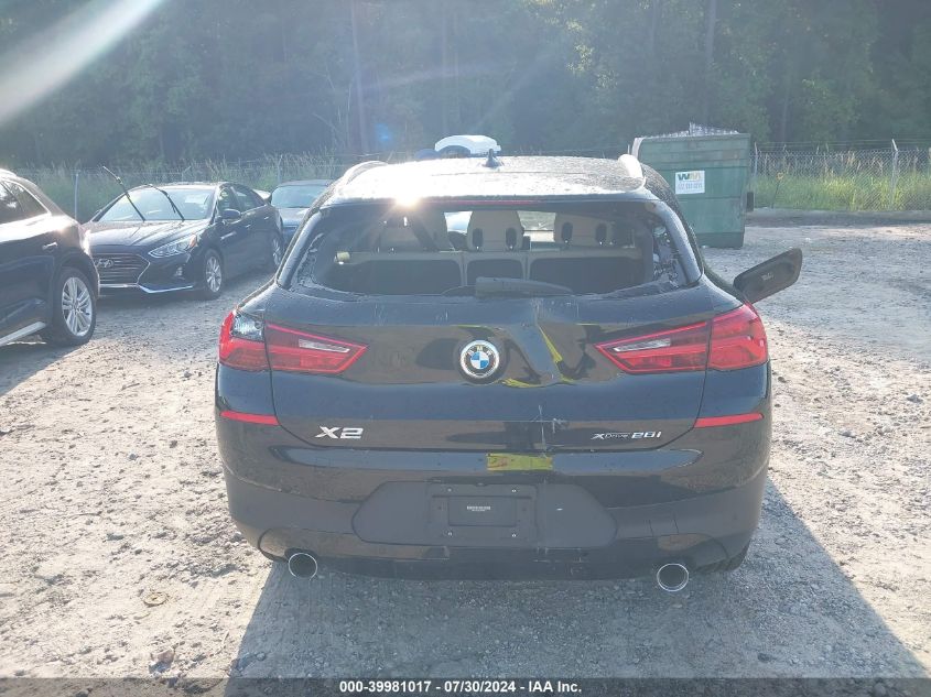 2020 BMW X2 xDrive28I VIN: WBXYJ1C01L5R40805 Lot: 39981017