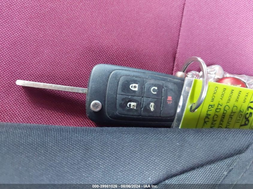 2011 Chevrolet Camaro 2Lt VIN: 2G1FC3DD6B9179226 Lot: 39981026