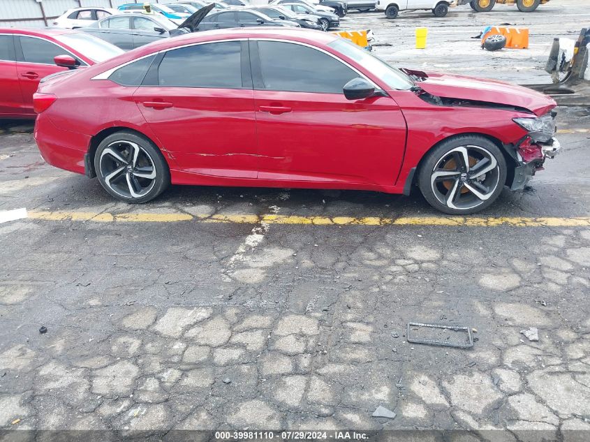 2021 Honda Accord Sport Special Edition VIN: 1HGCV1F4XMA119187 Lot: 39981110