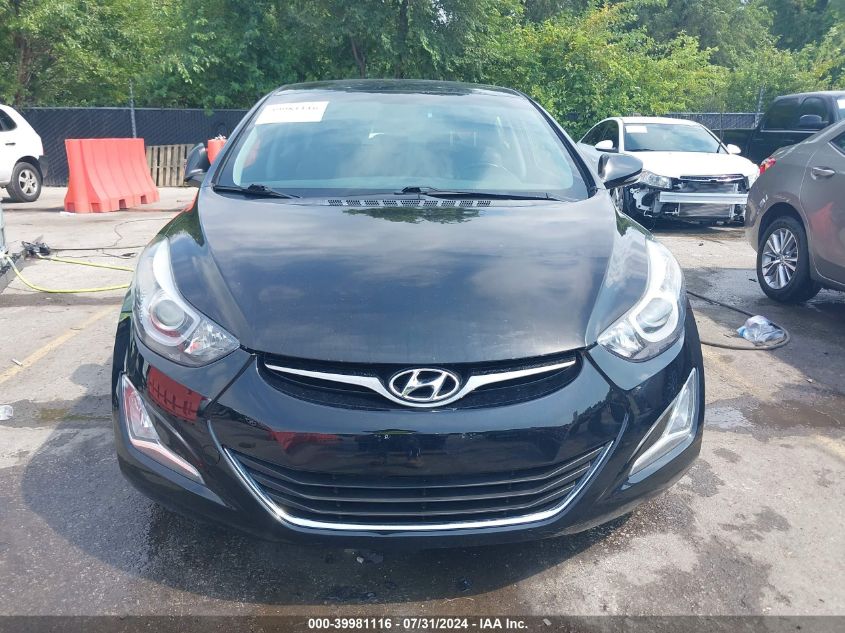 2014 Hyundai Elantra Limited VIN: KMHDH4AE1EU082618 Lot: 39981116