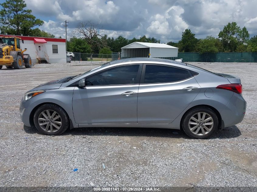 2016 Hyundai Elantra Se VIN: 5NPDH4AE2GH797442 Lot: 39981141