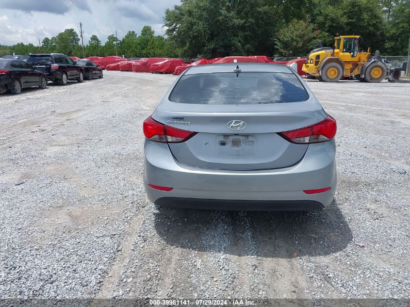 2016 Hyundai Elantra Se VIN: 5NPDH4AE2GH797442 Lot: 39981141