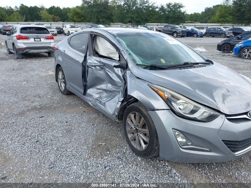 2016 Hyundai Elantra Se VIN: 5NPDH4AE2GH797442 Lot: 39981141