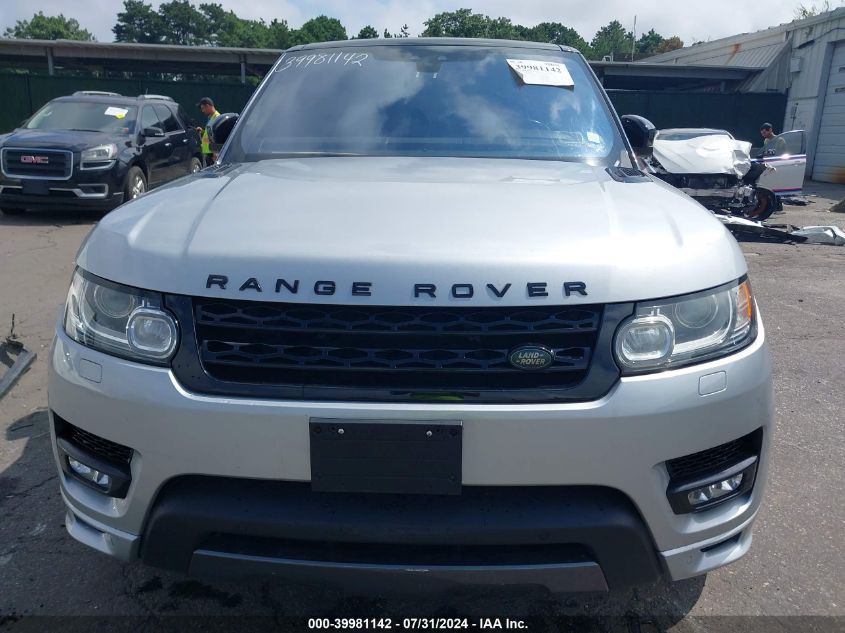 2017 Land Rover Range Rover Sport 3.0L V6 Supercharged Hse Dynamic VIN: SALWV2FV9HA158216 Lot: 39981142