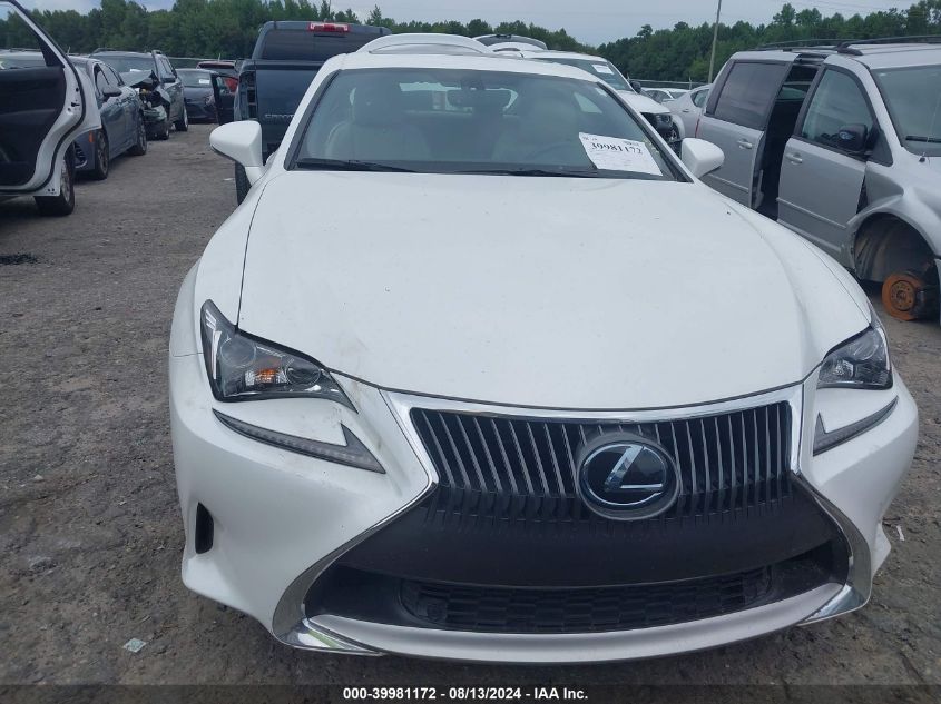 2015 Lexus Rc 350 VIN: JTHHE5BC0F5006948 Lot: 39981172