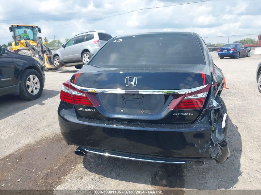 1HGCR2F58GA111693 2016 Honda Accord Sport