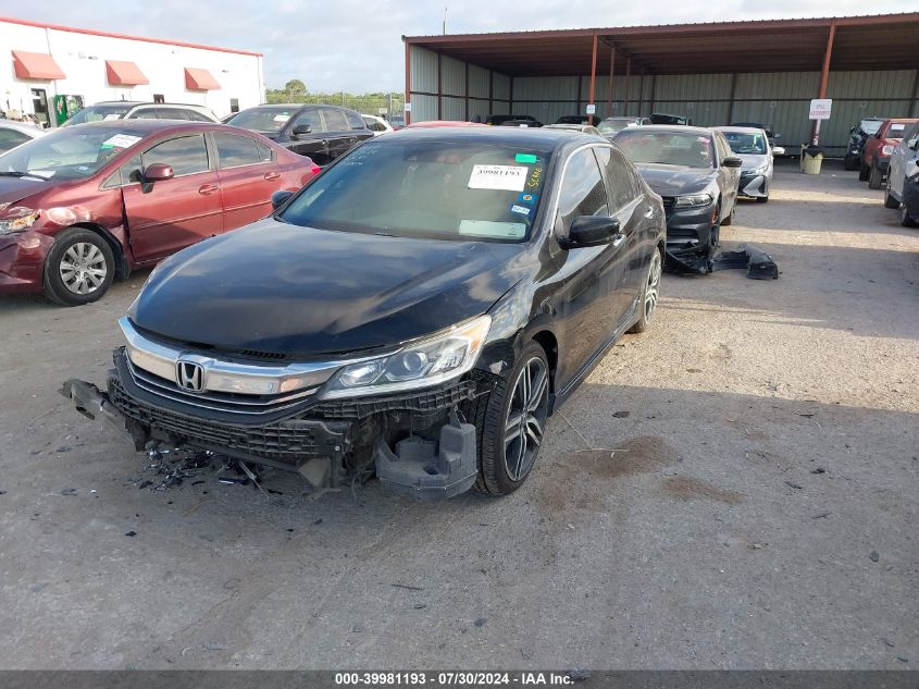 1HGCR2F66HA082267 2017 HONDA ACCORD - Image 2