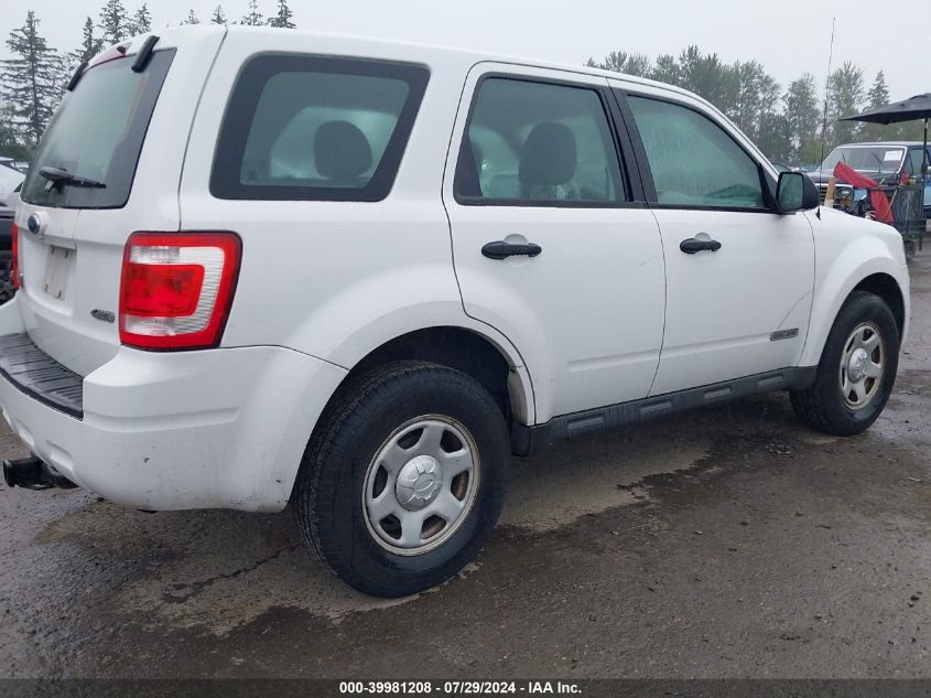 2008 Ford Escape Xls VIN: 1FMCU92Z38KA42613 Lot: 39981208