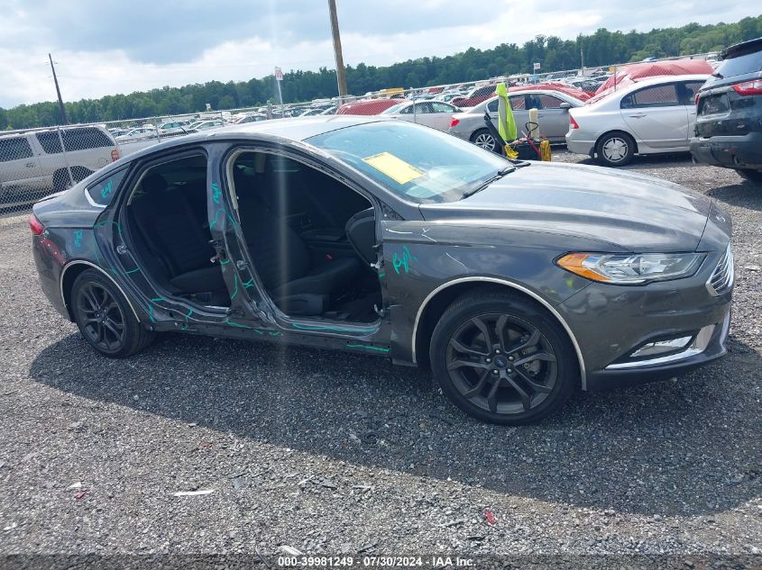 2018 Ford Fusion S VIN: 3FA6P0G72JR222734 Lot: 39981249