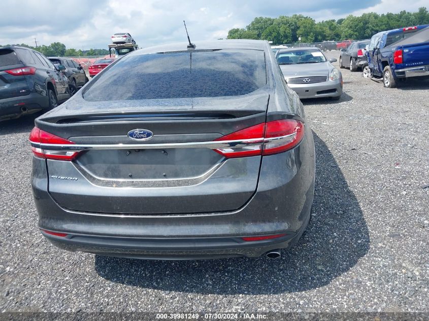 2018 Ford Fusion S VIN: 3FA6P0G72JR222734 Lot: 39981249