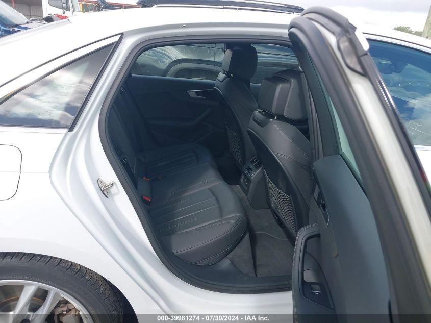2022 Audi A4 Premium Plus 45 VIN: WAUEAAF41NN015407 Lot: 39981274