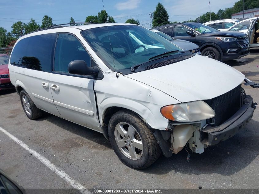 2006 Dodge Grand Caravan Sxt VIN: 2D4GP44L76R800477 Lot: 39981283