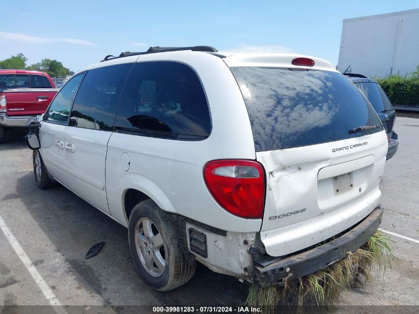 2006 Dodge Grand Caravan Sxt VIN: 2D4GP44L76R800477 Lot: 39981283