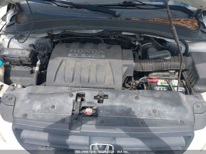 2005 Honda Pilot Ex-L VIN: 5FNYF18525B067313 Lot: 39981304