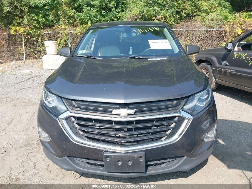 2019 Chevrolet Equinox Ls VIN: 3GNAXSEV1KS559818 Lot: 39981316