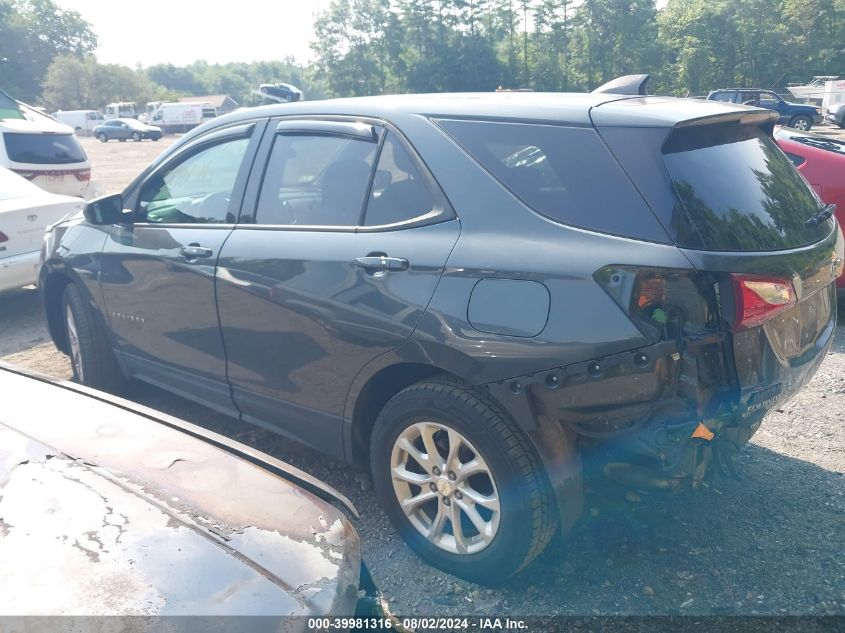 2019 Chevrolet Equinox Ls VIN: 3GNAXSEV1KS559818 Lot: 39981316