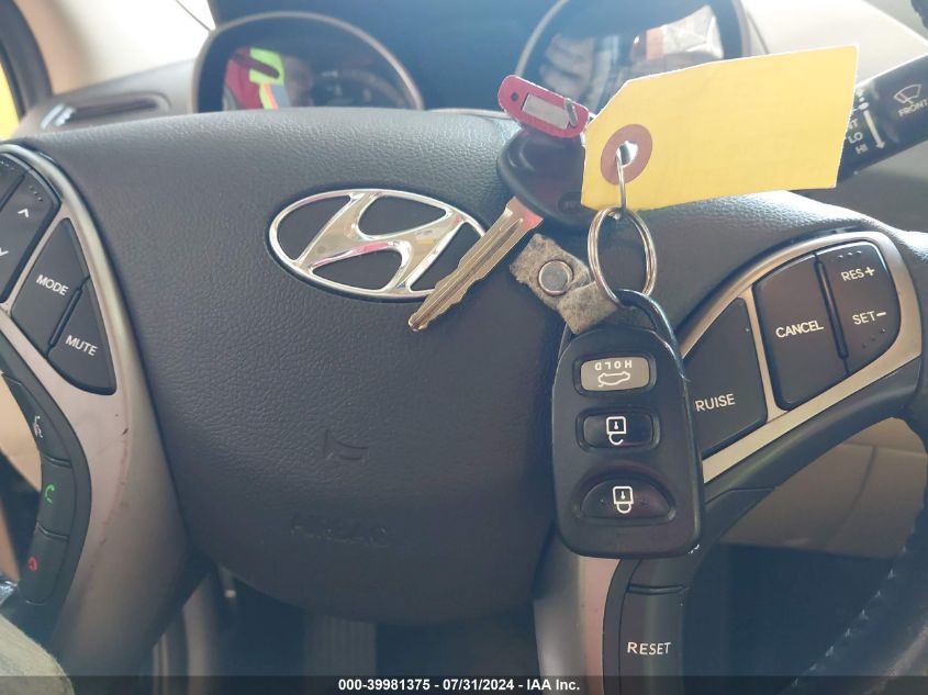 2013 Hyundai Elantra Limited VIN: 5NPDH4AE7DH229750 Lot: 39981375