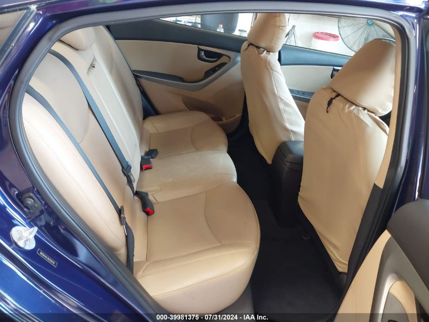 2013 Hyundai Elantra Limited VIN: 5NPDH4AE7DH229750 Lot: 39981375