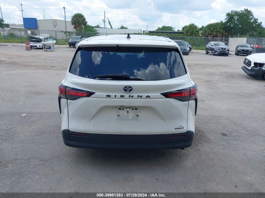 2021 Toyota Sienna Le VIN: 5TDKRKEC0MS016621 Lot: 39981383