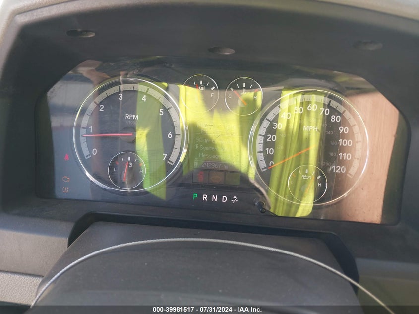 2009 Dodge Ram 1500 Slt/Sport/Trx VIN: 1D3HV13T09S797911 Lot: 39981517