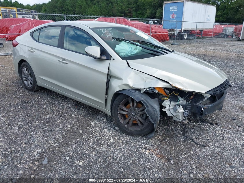 VIN KMHD84LF2HU210178 2017 HYUNDAI ELANTRA SE