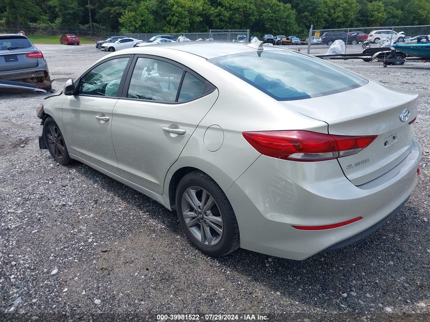 VIN KMHD84LF2HU210178 2017 HYUNDAI ELANTRA SE