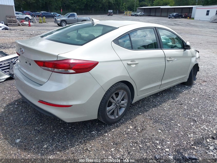 VIN KMHD84LF2HU210178 2017 HYUNDAI ELANTRA SE