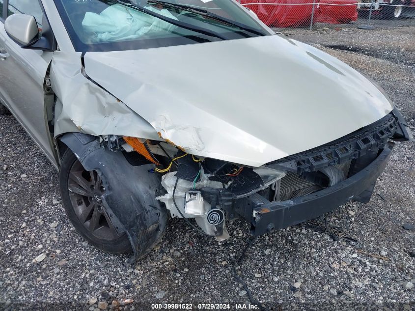 VIN KMHD84LF2HU210178 2017 HYUNDAI ELANTRA SE