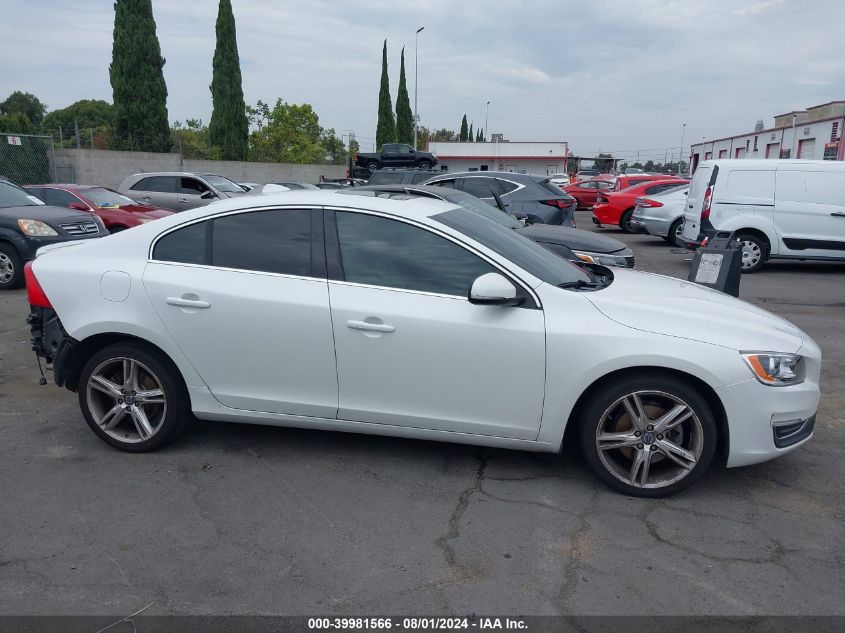 2015 Volvo S60 T5 Premier VIN: YV126MFB2F1313670 Lot: 39981566