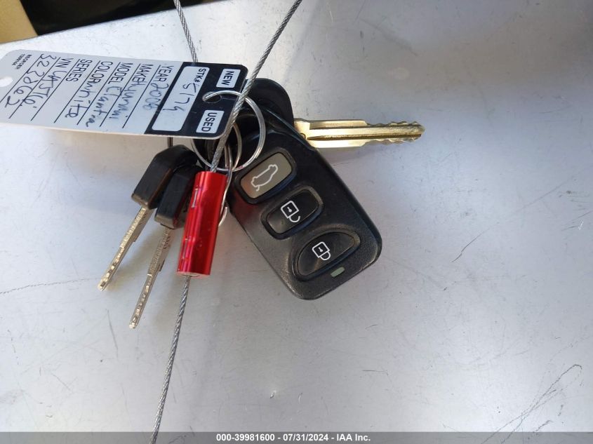 2008 Hyundai Elantra Gls/Se VIN: KMHDU46D28U323862 Lot: 39981600