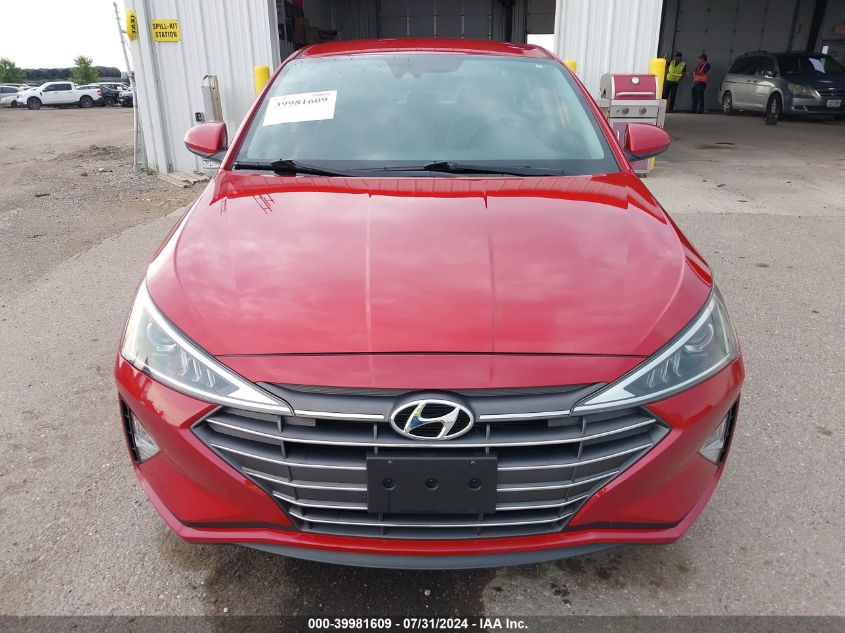 2020 Hyundai Elantra Sel VIN: 5NPD84LF2LH509645 Lot: 39981609