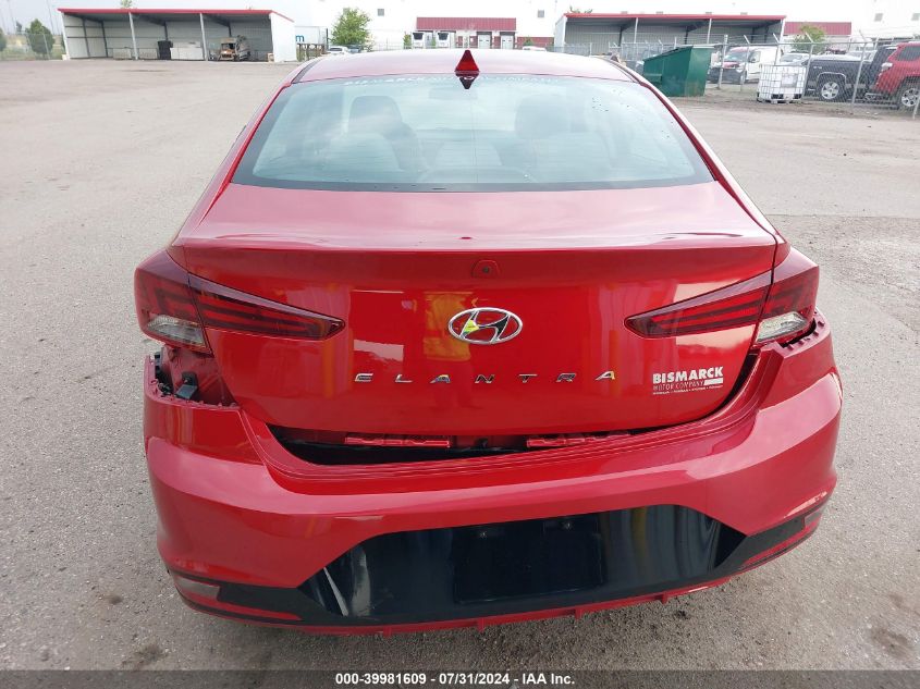 2020 Hyundai Elantra Sel VIN: 5NPD84LF2LH509645 Lot: 39981609