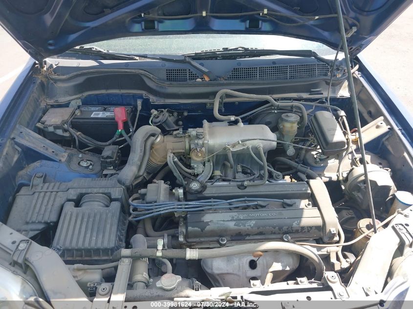 1998 Honda Cr-V Ex VIN: JHLRD1860WC087967 Lot: 39981624