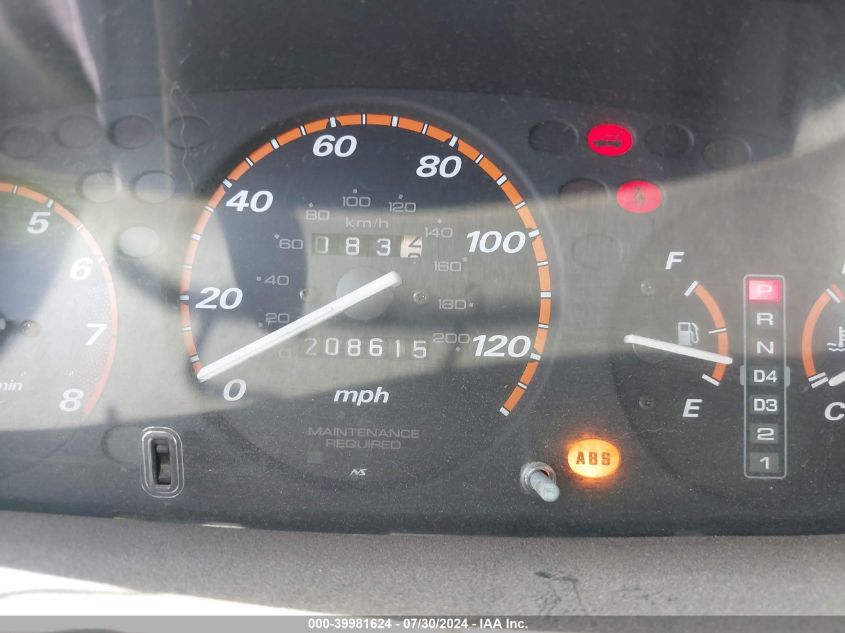 1998 Honda Cr-V Ex VIN: JHLRD1860WC087967 Lot: 39981624