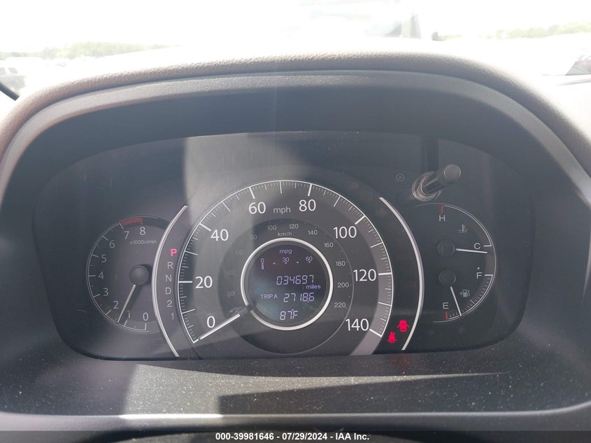 2014 Honda Cr-V Lx VIN: 2HKRM3H39EH567040 Lot: 39981646