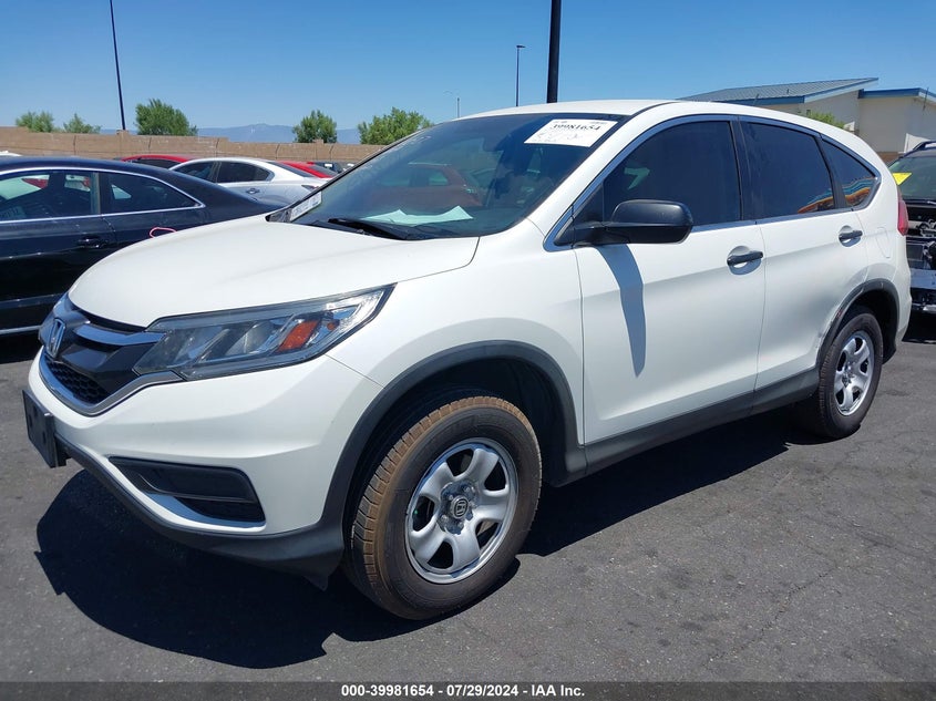 2016 HONDA CR-V LX - 5J6RM3H36GL028092