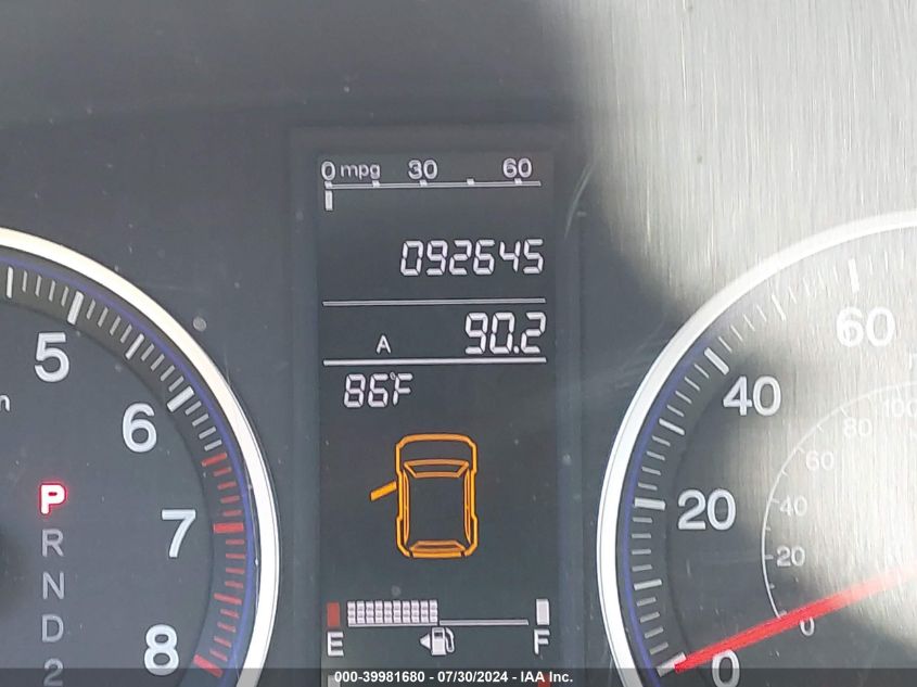 2009 Honda Cr-V Ex-L VIN: 5J6RE48799L005947 Lot: 39981680