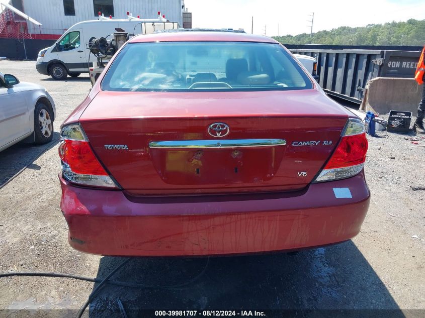 2005 Toyota Camry Le V6/Xle V6 VIN: 4T1BF30K55U101833 Lot: 39981707