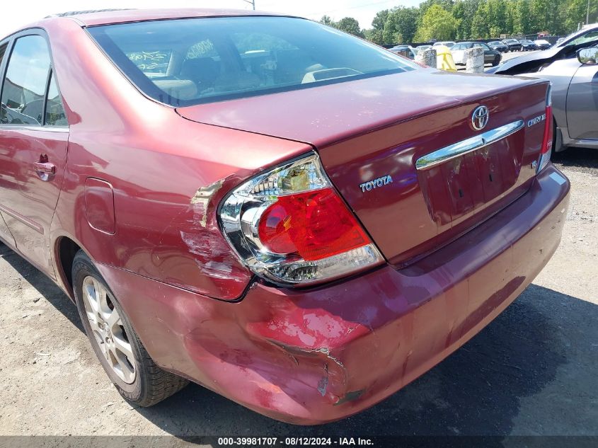 2005 Toyota Camry Le V6/Xle V6 VIN: 4T1BF30K55U101833 Lot: 39981707