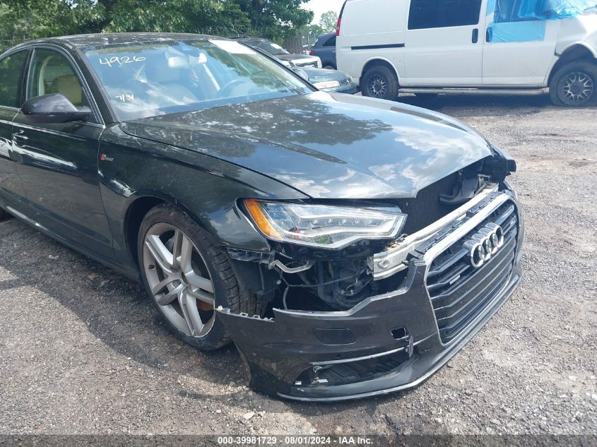 2015 AUDI A6 3.0T PREMIUM PLUS - WAUHGAFC7FN019224