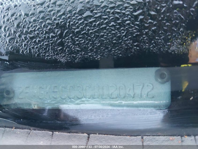 2012 Ford Flex Sel VIN: 2FMGK5CC3CBD20472 Lot: 39981733