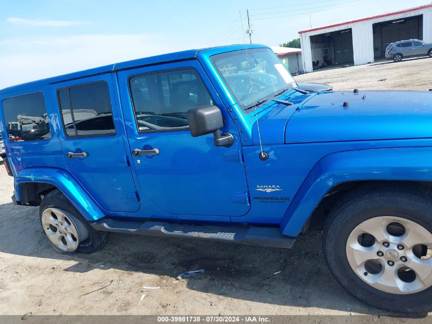 2015 Jeep Wrangler Unlimited Sahara VIN: 1C4BJWEG6FL545092 Lot: 39981738