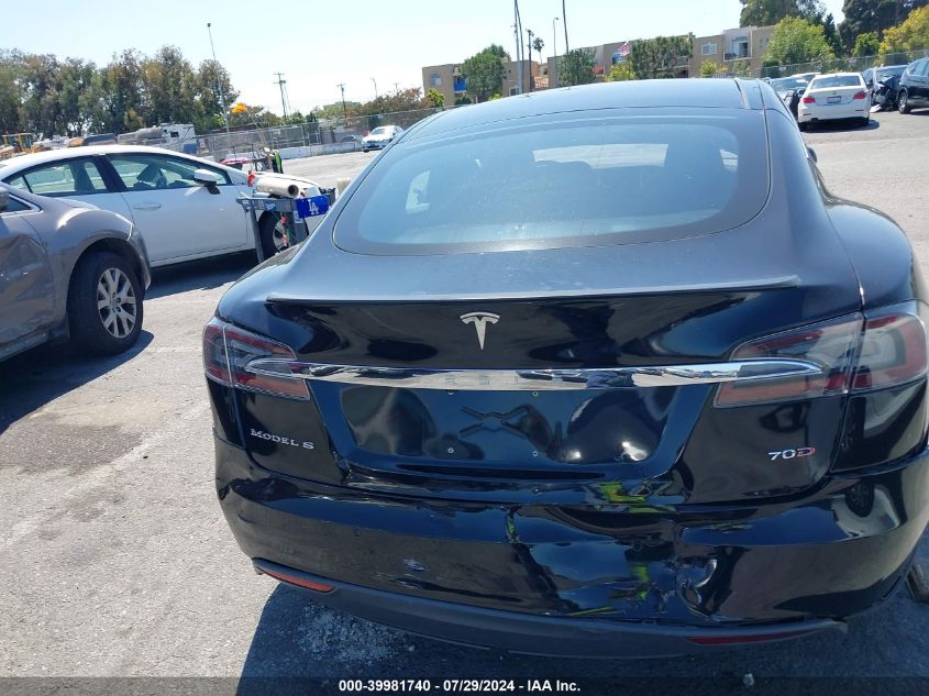 2015 Tesla Model S 70D/85D/P85D VIN: 5YJSA1S22FF087615 Lot: 39981740