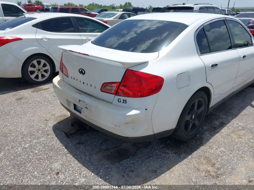 2004 Infiniti G35 VIN: JNKCV51E44M112853 Lot: 39981744