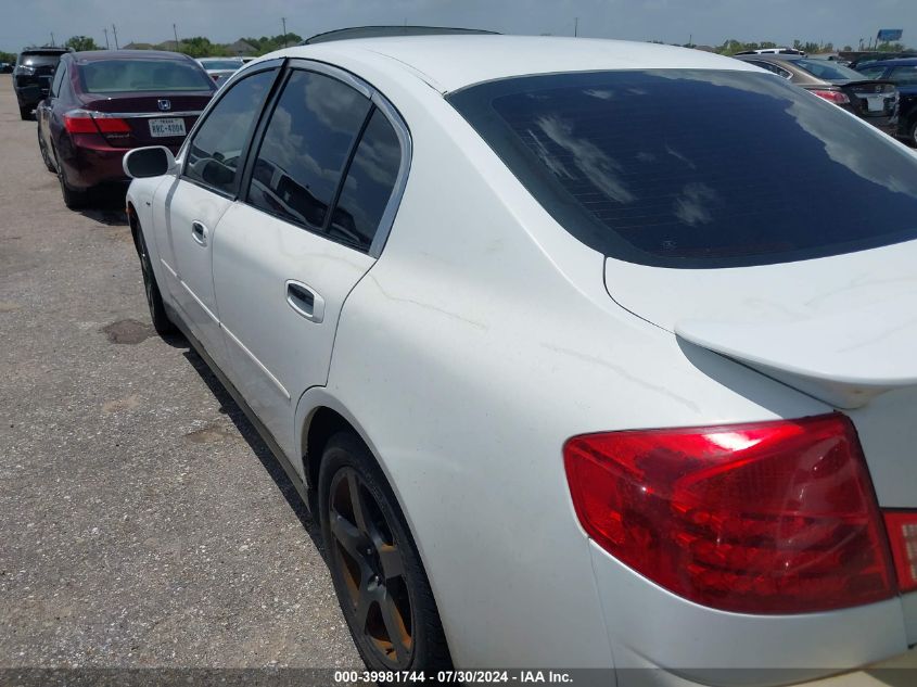 2004 Infiniti G35 VIN: JNKCV51E44M112853 Lot: 39981744