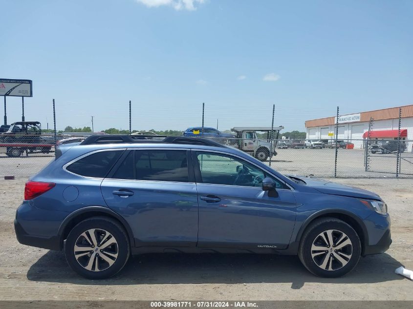 2018 Subaru Outback 2.5I Limited VIN: 4S4BSANC3J3260514 Lot: 39981771