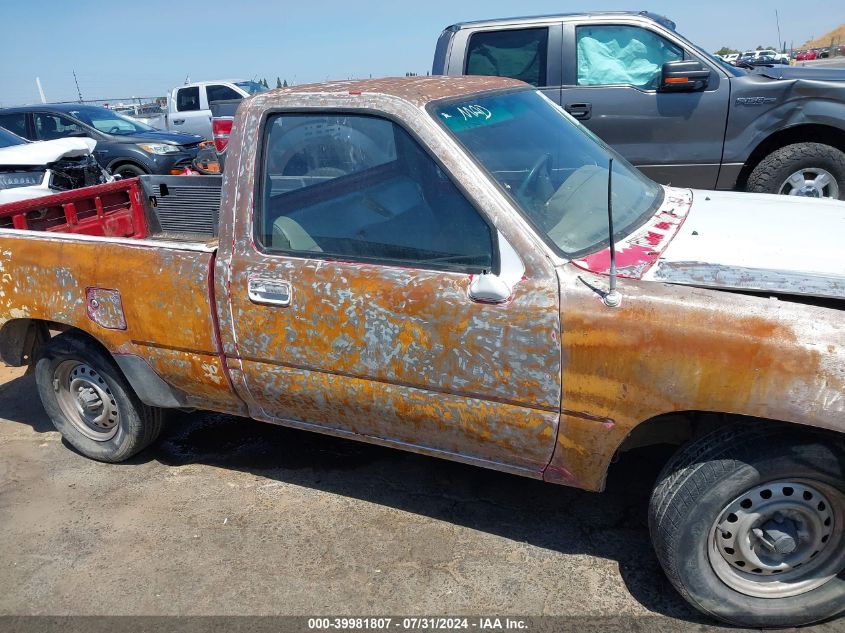 1991 Toyota Pickup 1/2 Ton Short Wheelbase VIN: JT4RN81A5M0071859 Lot: 39981807