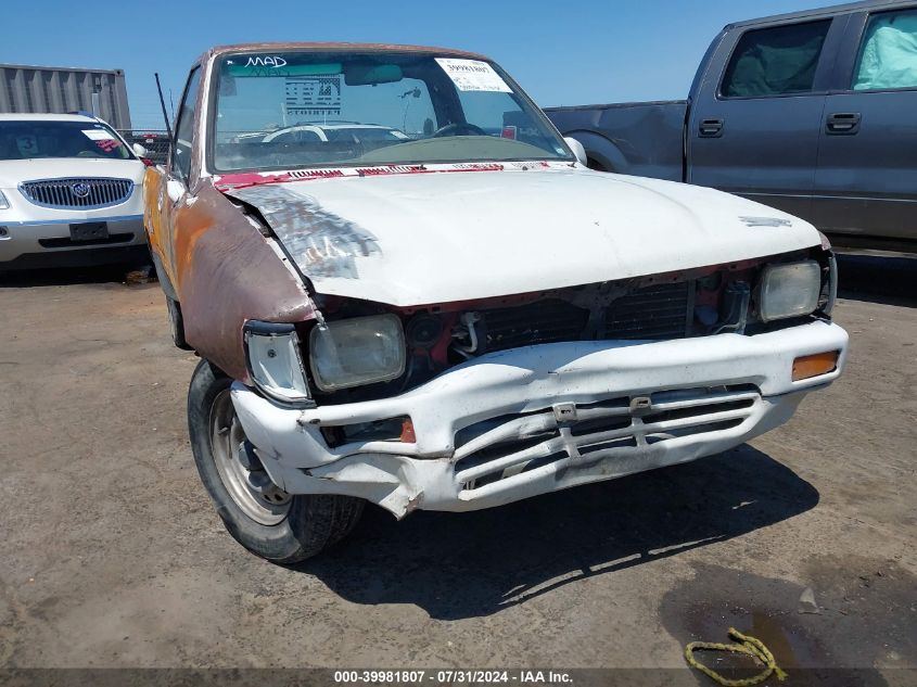 1991 Toyota Pickup 1/2 Ton Short Wheelbase VIN: JT4RN81A5M0071859 Lot: 39981807